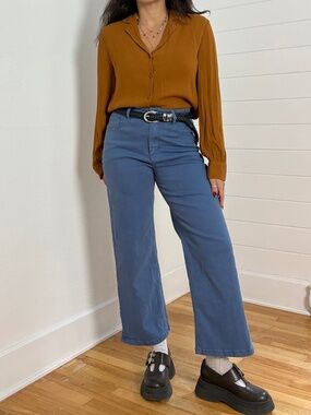 Livom wide leg denim pants